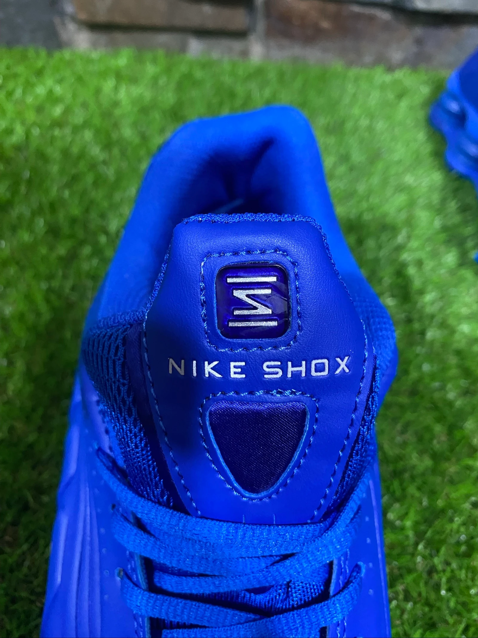 Nike Shox R4 Racer Blauw Metallic Zilver – photo 8